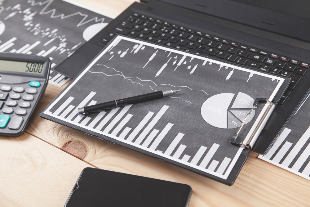 Professional illustration of data analysis